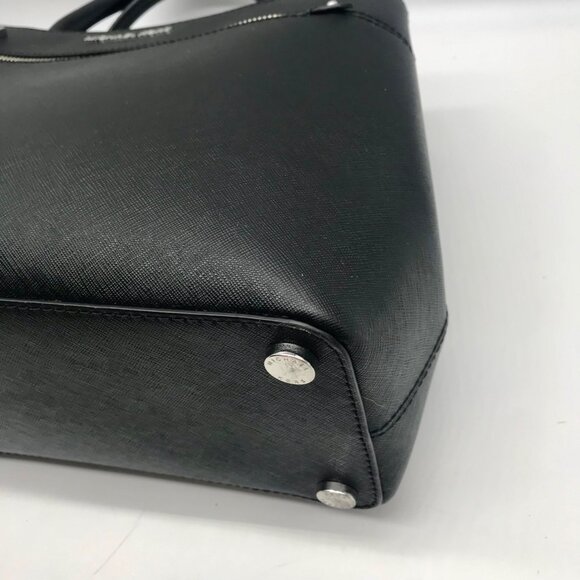 Michael Kors Black Saffiano Leather Hailee Satchel bag
